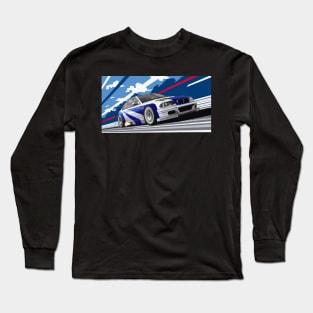 NSF M3 E46 GTR TOURING CAR DTM WIDEBODY Long Sleeve T-Shirt